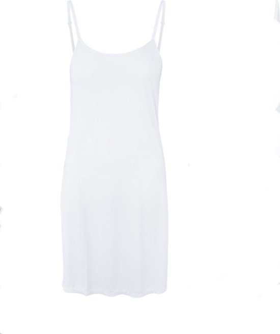 Fond de robe mi-long 2XL/3XL (92CM) blanc