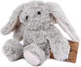 Take Me Home Knuffel Konijn Junior 19 Cm Pluche Grijs