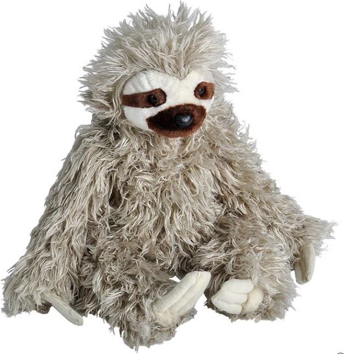 Wild Republic pluche luiaard knuffel - 30 cm - grijs - bosdieren knuffels - Cadeau voor kinderen — afbeelding 7