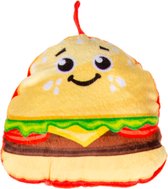 Lg-imports Knuffelhamburger 14 Cm Multicolor