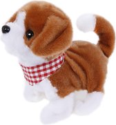 Take Me Home Loophond Pluche 17 Cm Junior Wit/bruin