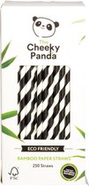 Cheeky Panda Rietjes 100% FSC Bamboe 250 stuks