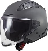 LS2 Jet Copter Helm - Nardo grijs