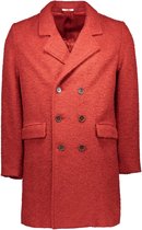 Rode polyester jas