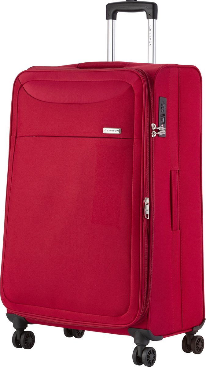 CarryOn Air Grote Reiskoffer – 120 Liter - Zachte Trolley Koffer - 77 x 47 x 32 cm - Lichtgewicht - Expander - TSA-slot – Rood