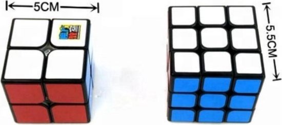 Thumbnail van een extra afbeelding van het spel 4 in 1 Voordeelpakket - Speed Cube - MoYu Speed Cube - Speed Cube - Breinbreker 2x2, 3x3, 4x4, 5x