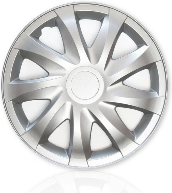 NRM  Draco - Wieldoppen  - 14 inch Set van 4 stuks - Zilver