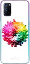 6F hoesje - geschikt voor OPPO A52 -  Transparant TPU Case - Rainbow Pompon #ffffff