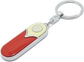 VW Sleutelhanger - Retro Volkswagen Sleutelhanger - Rood Wit - VW Samba Keychain