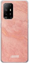 6F hoesje - geschikt voor OPPO A94 5G -  Transparant TPU Case - Sandy Pink #ffffff