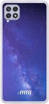 6F hoesje - geschikt voor Samsung Galaxy A22 4G -  Transparant TPU Case - Star Cluster #ffffff