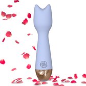 Love Magic® Kitty Personal Pocket Massager & Magic Wand Vibrator - Fluisterstil & Discreet - Licht Paars - Clitoris Stimulator voor Vrouwen - Erotiek Sex Toys ook voor Koppels