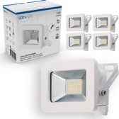 Proventa EasyFix LED Floodlights voor buiten & binnen - IP65 - 1100 lm - 4x Wit