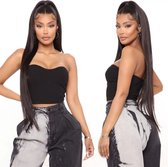 Haar verlenging - Ponytail Haar extensions - Paardenstaart - Bruin - 53CM