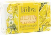 La Diva Natural - Sulphur Soap Bar - Natuurlijke Zwavel Zeep - 1+1 Gratis