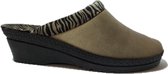 Rohde Pantoffels 2465 Taupe Zebra Print - 8 / 42