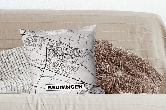 Plan de la ville - Beuningen - Grijs - Wit