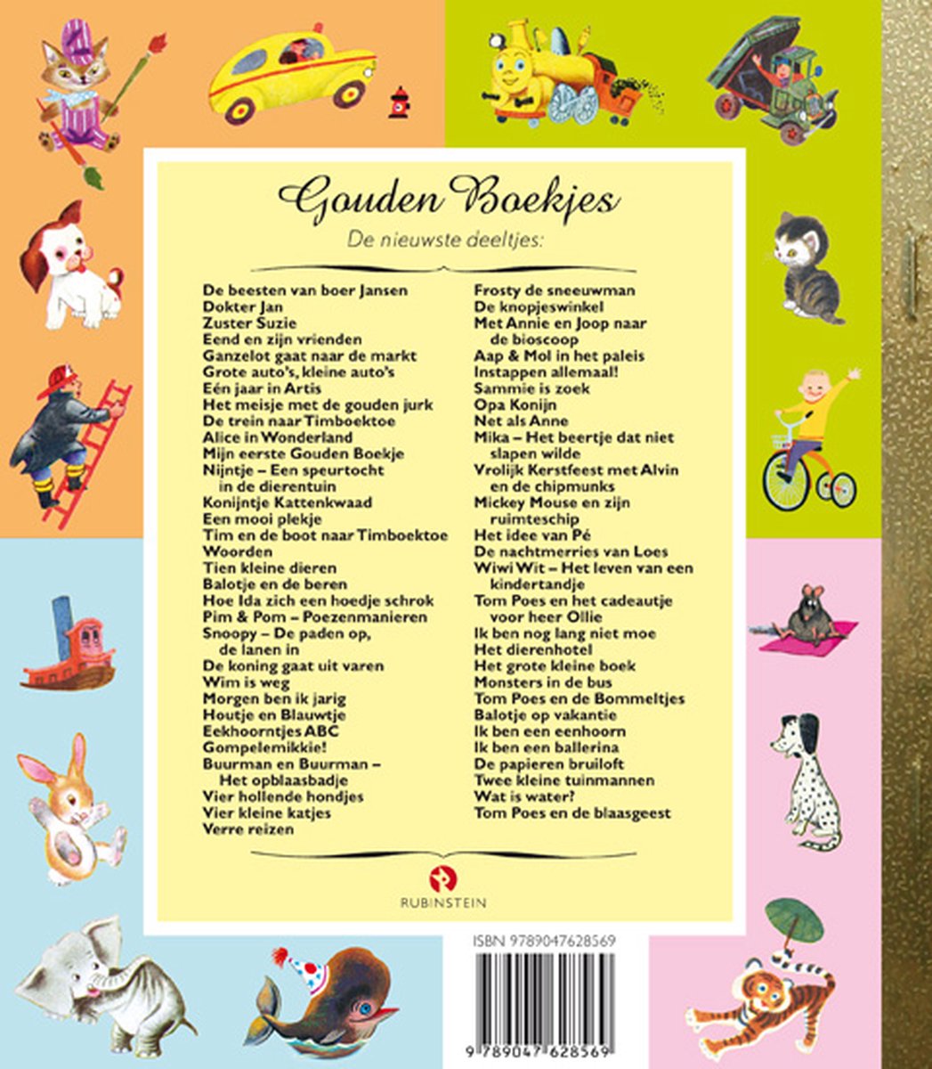 Gouden Boekjes - Wat is water? - back cover