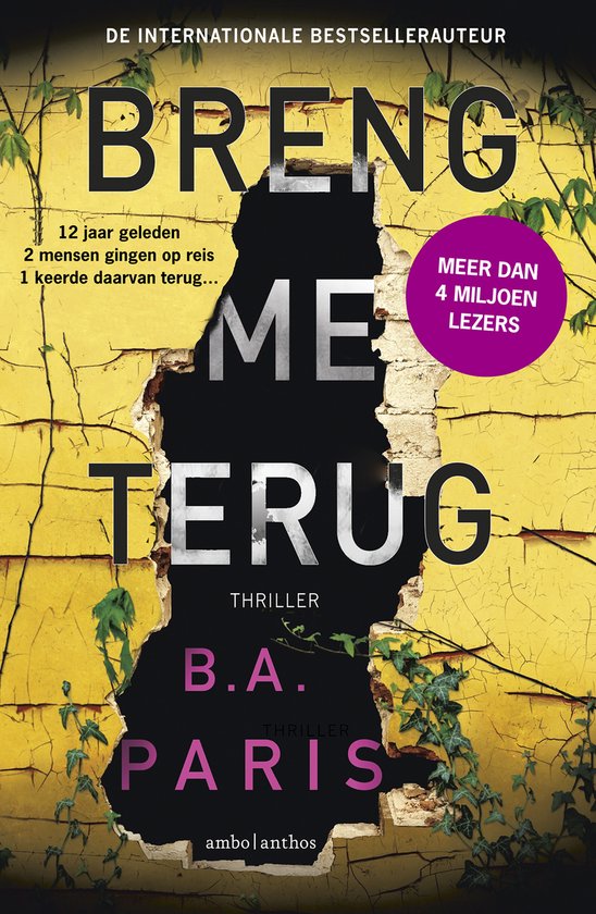 Breng me terug - cover