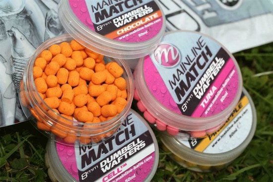 Mainline Match Dumbell Wafters 10mm Yellow Pineapple van Mainline — afbeelding 3