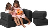 Xoft Living Kinderbank Snapsit Junior Double Zwart
