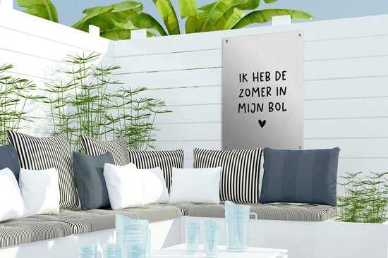 Décoration de jardin Citations - Proverbes - André Hazes - J'ai l'été dans ma sphère - 40x60 cm - Poster jardin