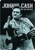 Wandbord - Johnny Cash At San Quentin