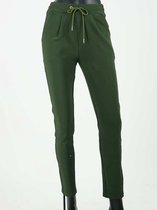 Dames tregging Marly S/M - Army Green - Luxe & Comfort - Hoge Taille