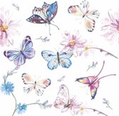 Paper + Design - Butterflies - papieren lunch servetten