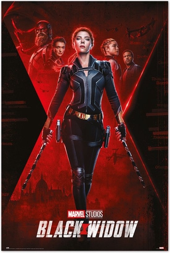 Grupo Erik Marvel Black Widow Poster