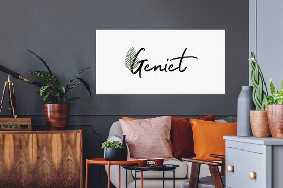 Stickers muraux - Enjoy - Citations - Proverbes - 120x60 cm - Film adhésif