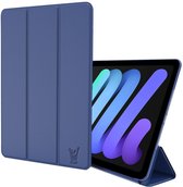 Hoes geschikt voor iPad Mini 6 - Smart Book Case Blauw