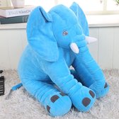 Blauw pluche olifant - knuffel 35cm - kraamkado - baby knuffel