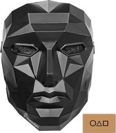 Halloween Masker - Front Man - Zwart