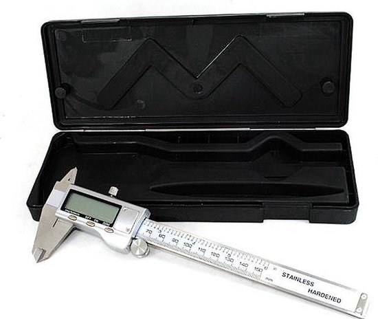 Digitale diktemeter 0 100mm Digitale Elektronische Micrometer 0.001mm Micron Buitenmicrometers Verchroomde Schuifmaat Meetinstrumenten 0 25 50 75 100mm (Size : 0 25mm