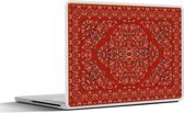 Laptop sticker - 11.6 inch - Perzisch Tapijt - Vloerkleed - Patronen - Rood - 30x21cm - Laptopstickers - Laptop skin - Cover