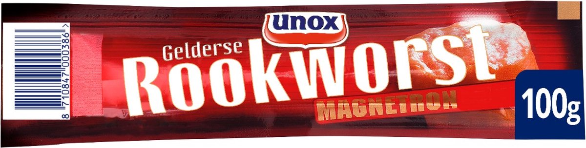 Unox | Magnetron Rookworst | 24 x 100 gram | bol.com