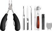 Pedicureset met Nageltang & Nagelknippers - 8-delige set - Pedicure Set - Pedicuresets - Pedicureset Professioneel - Manicureset - Pedicureset Voeten