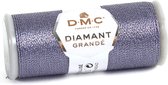 DMC DIAMANT METALLIC BORDUURGAREN GRANDE GRIJS 20 meter, G317