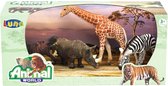 Luna Speelset Animal World Jungle Junior Donkerbruin 4-delig