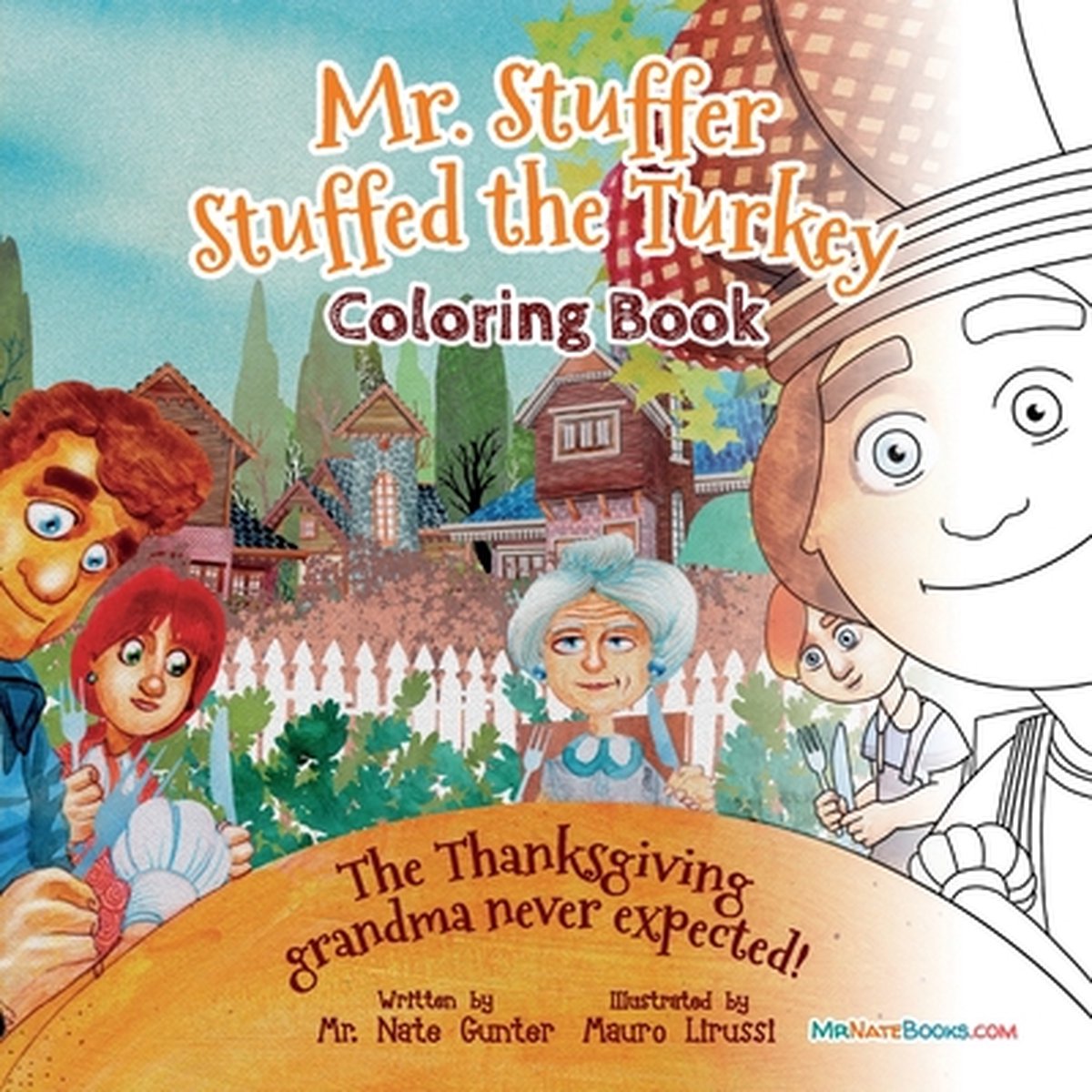 Turkey Coloring Pages (Jumbo Coloring Book for Kids at Thanksgiving)