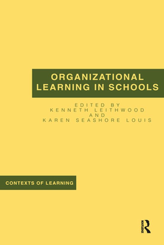Organizational Learning in Schools - cover