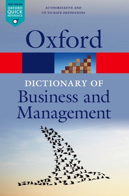 Dictionary Of Business & Management 6e - cover