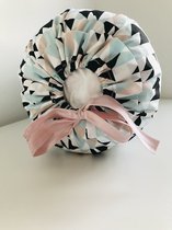 Gustiana Extra Rolkussensloop - Gulingsloop - 85 x 35 cm - Grafieken Lichtblauw