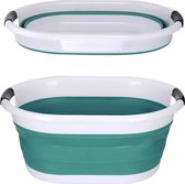 yoouu wasmand opvouwbaar - opvouwbaar & waterbestendig XXL premium wasmand - tot 9 kg wasgoed - GROEN