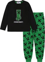 Tweedelige fleece pyjama Creeper MINECRAFT / 9-10 jaar 140 cm