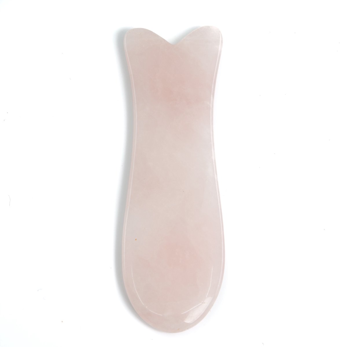 Guasha Schraper Rozenkwarts Vis – 95 mm