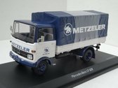 Mercedes-Benz LP 608 'Metzeler' 1:43 Schuco  Blauw / Wit  450352900