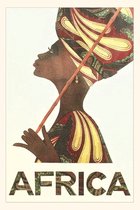 Pocket Sized - Found Image Press Journals- Vintage Journal Africa Travel Poster