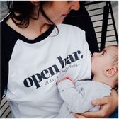 Borstvoeding T-shirt | Maat S | Biologisch katoen | Openbar voedingskleding